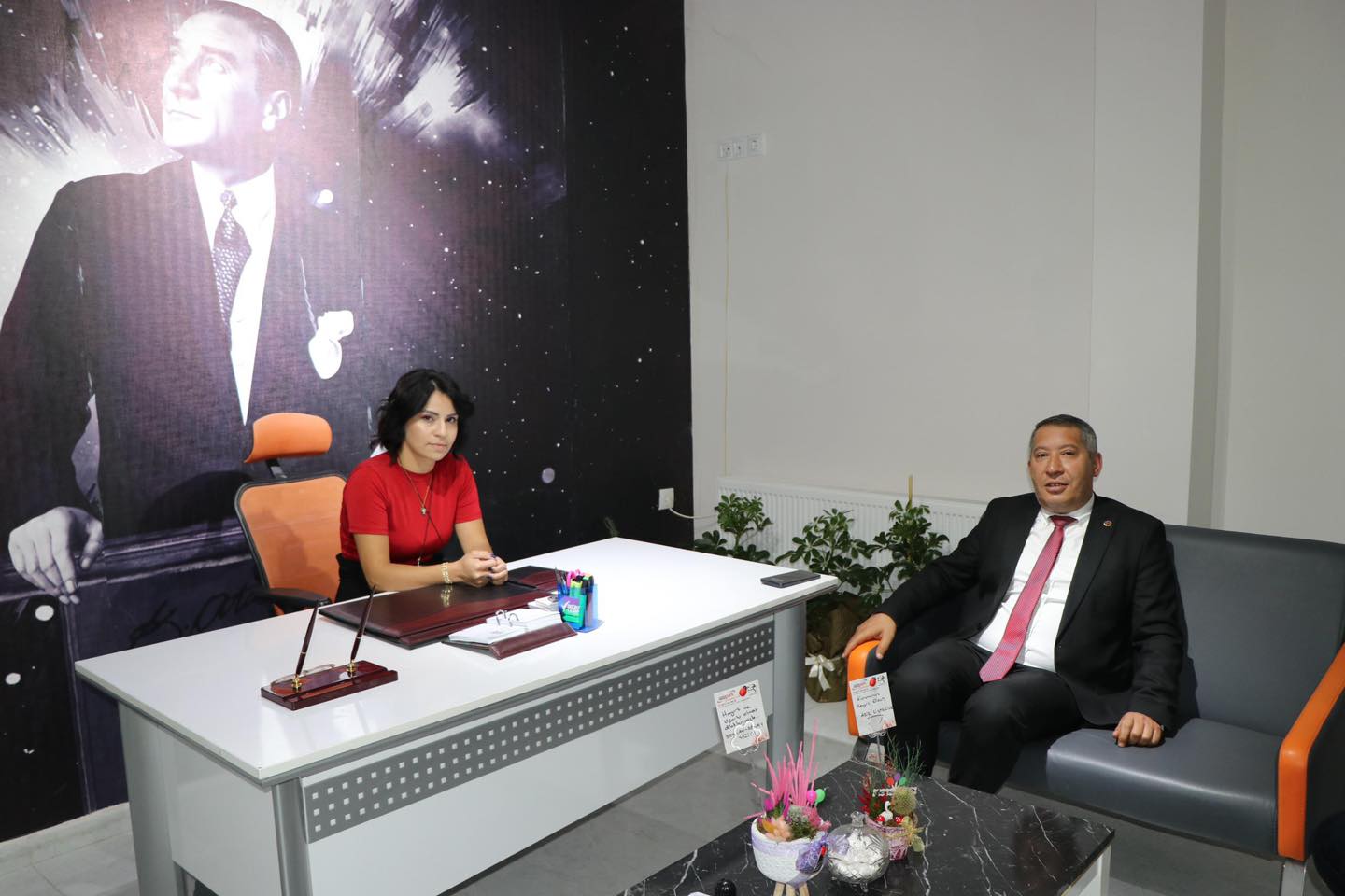 Başkan Topçu Özel Dinar Hedef Özel Öğretim Kursu'nu Ziyaret Etti