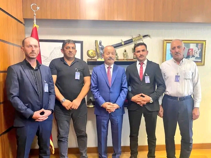 TAYTAK, İHSANİYE İLÇE BAŞKANINI MAKAMINDA AĞIRLADI