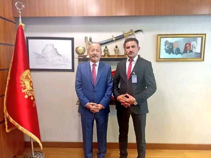 TAYTAK, İHSANİYE İLÇE BAŞKANINI MAKAMINDA AĞIRLADI