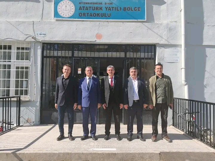 TAŞBAŞ, ATATÜRK YATILI BÖLGE ORTAOKULUNU ZİYARET ETTİ
