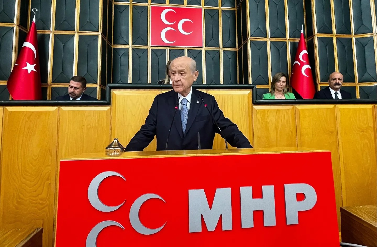 Milliyetçi Hareketin Etkili İsmi Taytak Lideri Bahçeli’yi Pür Dikkat Dinledi