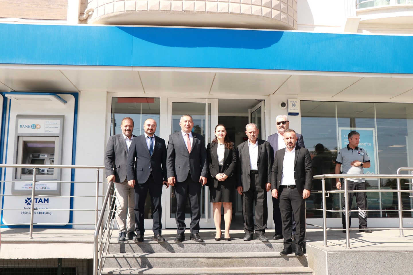 BAŞKAN VEYSEL TOPÇU ŞUBE MÜDÜRÜ’NÜ ZİYARETTE BULUNDU
