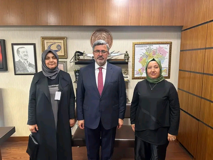 ÖZKAYA, BAŞKAN GÖKÇE VE KILINÇARSLAN'I AĞIRLADI
