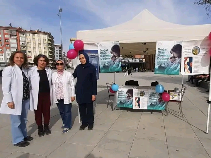 "NORMAL DOĞUM EYLEM PLANI" AMACIYLA BROŞÜR DAĞITILDI