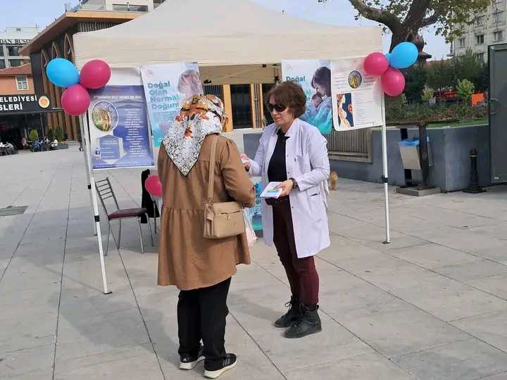 "NORMAL DOĞUM EYLEM PLANI" AMACIYLA BROŞÜR DAĞITILDI