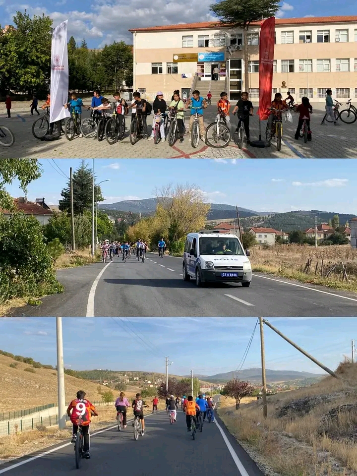 Hocalar’da ‘Bisikletini Kap Gel’  Etkinliği Düzenlendi