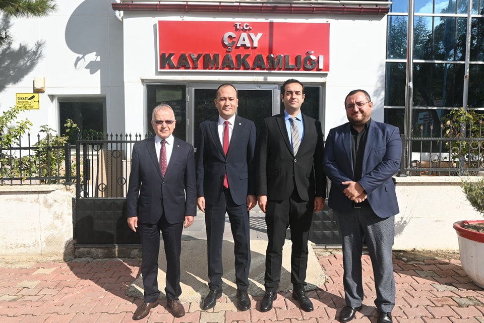 KAYMAKAM TOPUZ SAĞLIK BAKANLIĞI BAŞ MÜFETTİŞİ YÜREKLİ’Yİ MAKAMINDA AĞIRLADI