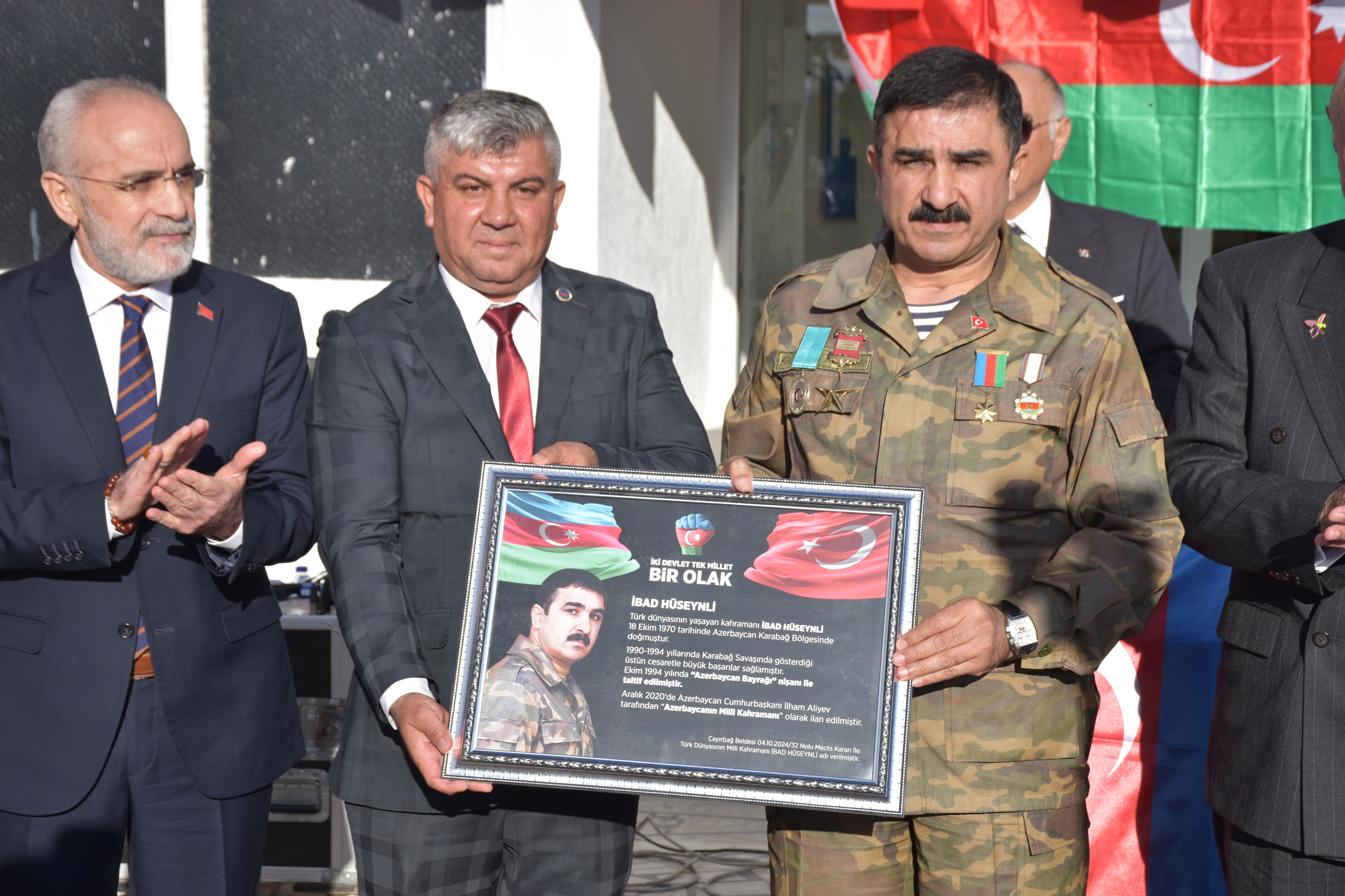 Azerbaycan Milli Kahramanı İbad Hüseynli'nin İsmi Afyonkarahisar'da Bir Caddeye Verildi