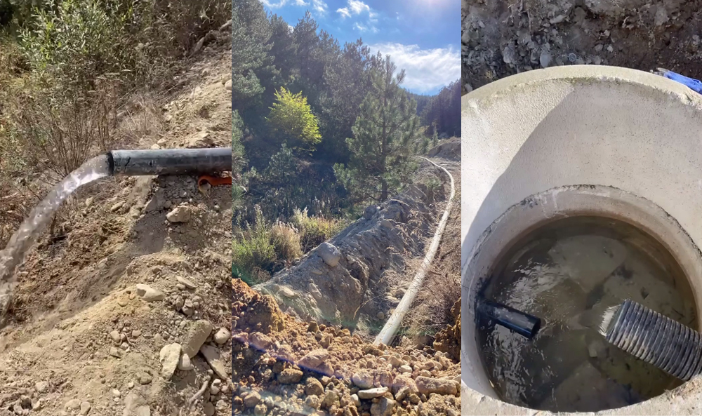 Kırka'ya Doğal Kaynak Suyu Kazandırıldı