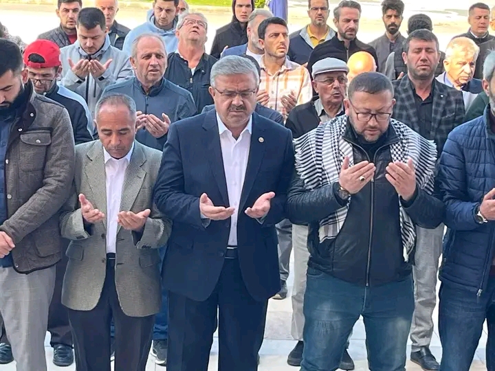 MİLLETVEKİLİ YURDUNUSEVEN, GIYABİ CENAZE NAMAZINA KATILDI