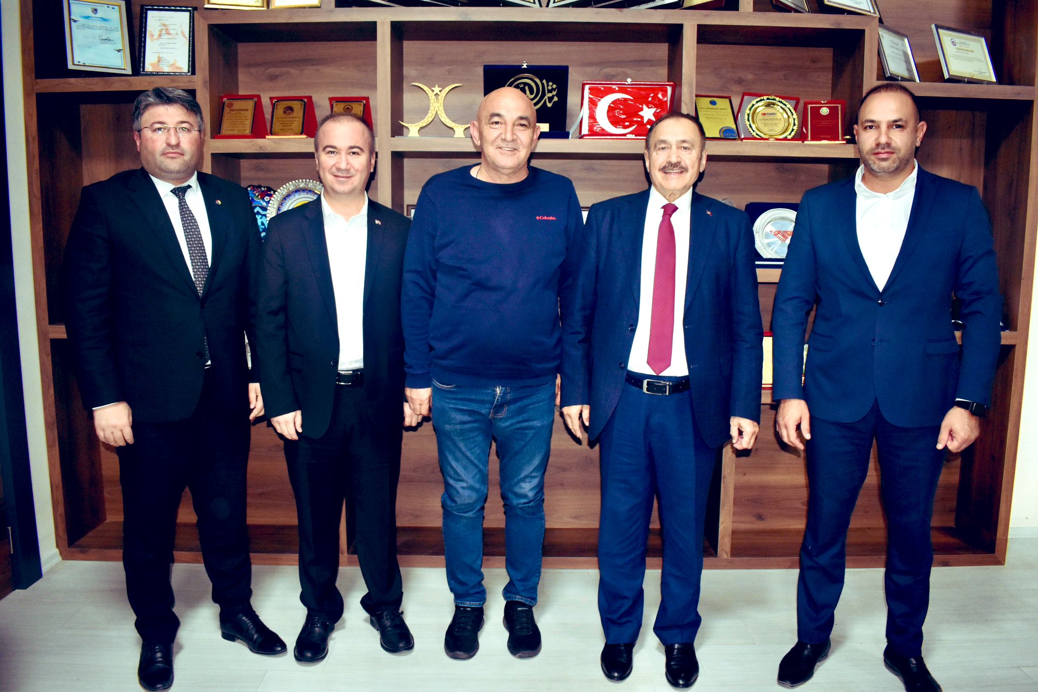 Prof. Dr. Veysel Eroğlu’ndan Afyonkarahisar Ticaret Borsası Başkanı Mehmet Mühsürler’e Ziyaret