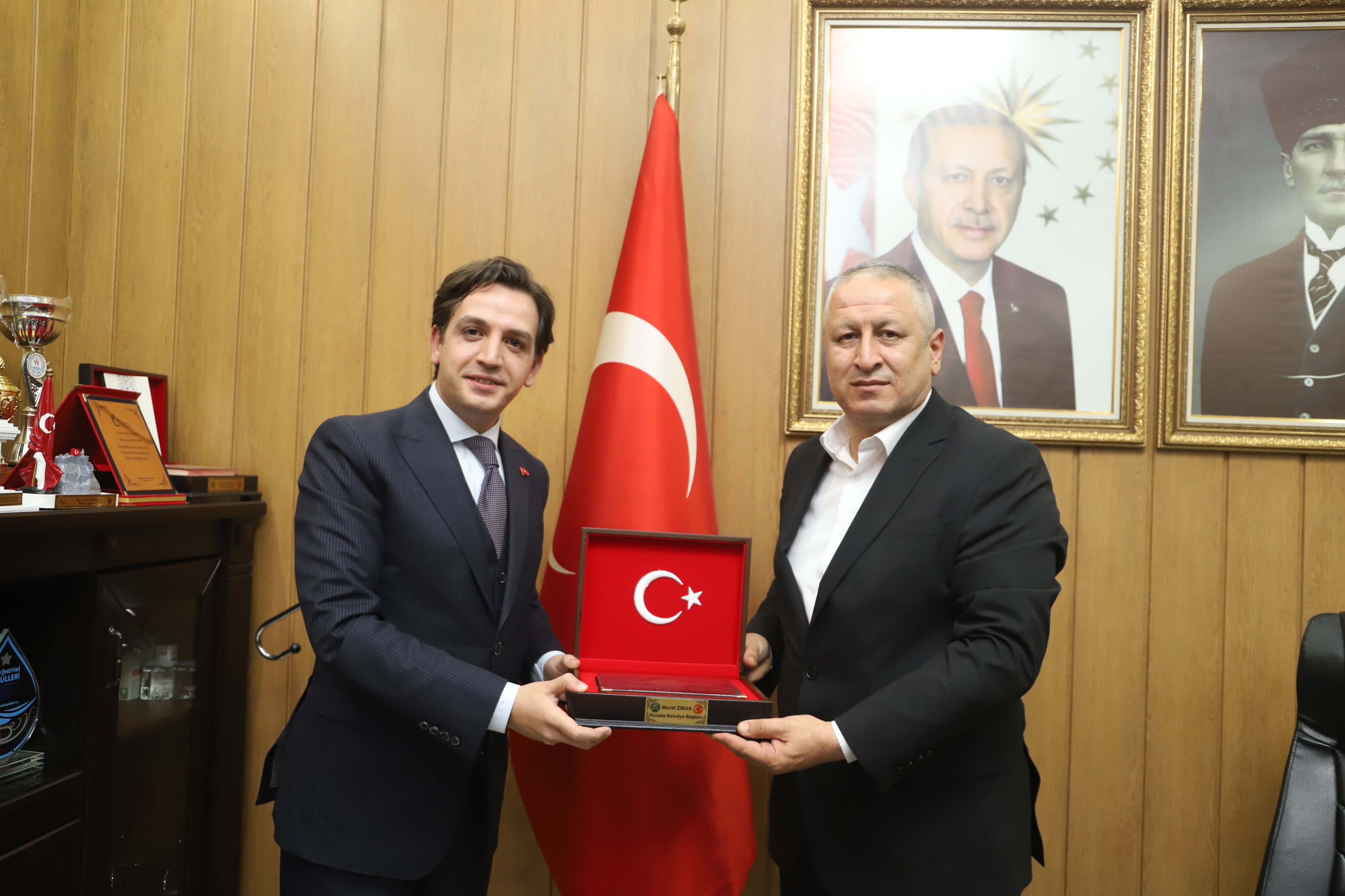 Başkan Altuntaş’tan Kaymakam Akpınar’a Veda Ziyareti