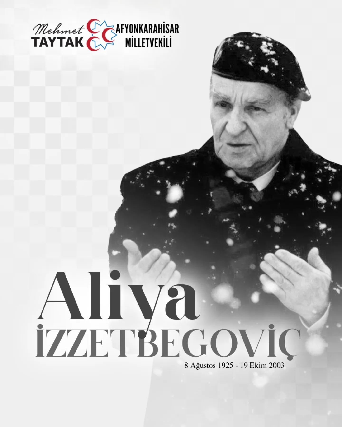MHP Milletvekili Taytak, Aliya İzzetbegoviç'i Andı
