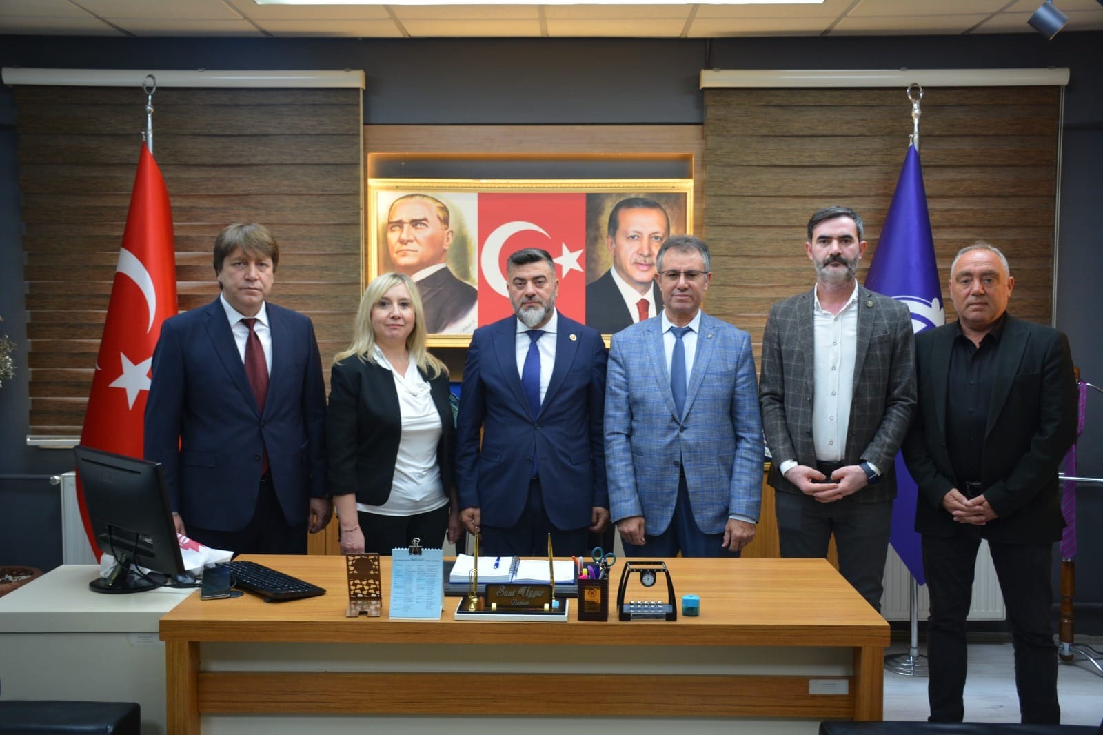 MHP Afyonkarahisar Teşkilatından Muhtarlar Derneği’ne Ziyaret