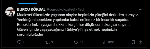 Başkan Köksal Yeni Doğan Çete Olaylarına Yönelik Bir Açıklama Yayınladı