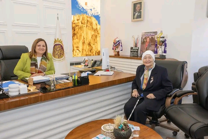 BAŞKAN KÖKSAL, SEVİYE ÖZSOY'U KONUK ETTİ