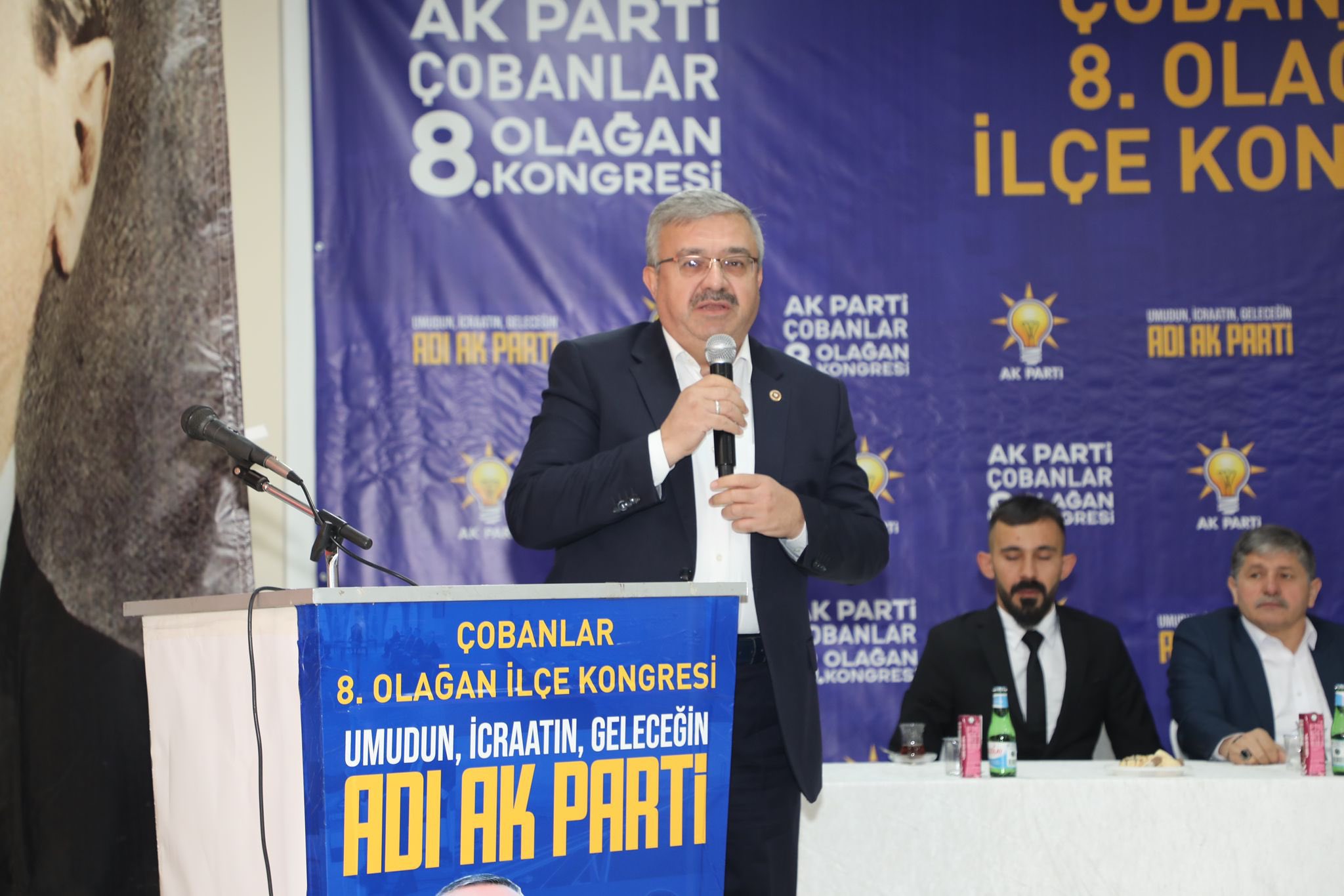 MİLLETVEKİLİ YURDUNUSEVEN ÇOBANLARDA AK PARTİ KONGRESİNE KATILDI