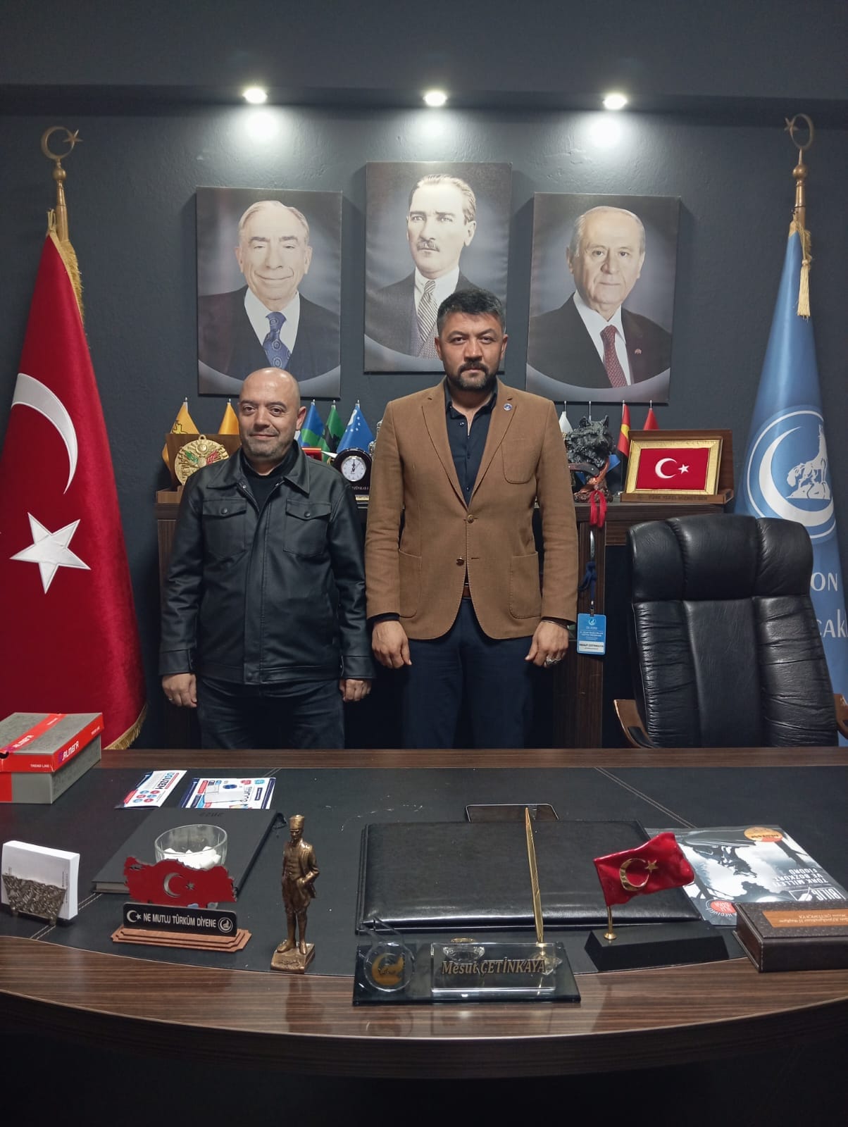Başkan Çetinkaya Ahmet Soykök'ü Ağırladı