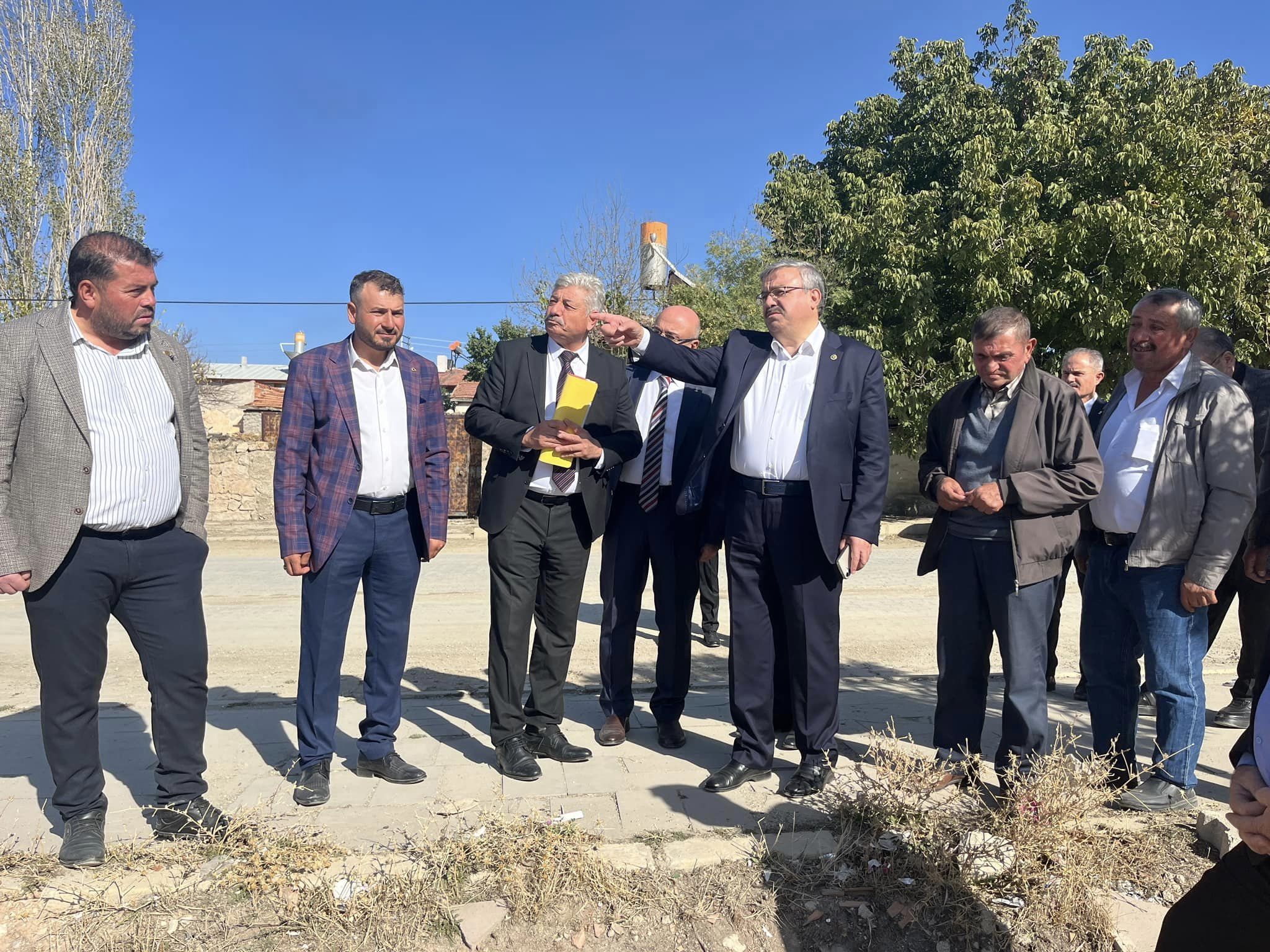 MİLLETVEKİLİ YURDUNUSEVEN PLANLANAN PROJELERİ YERİNDE İNCELEDİ