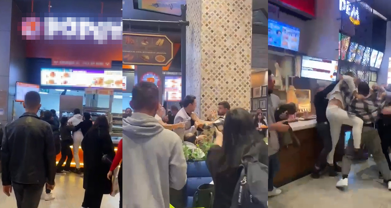 'Sipariş Niye Gecikti' Kavgası! Yumruklar Havada Uçuştu