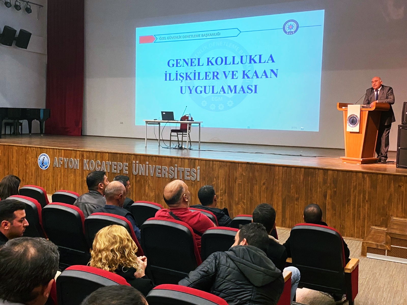 Afyon Emniyetinden Özel Güvenlik Görevlilerine Eğitim