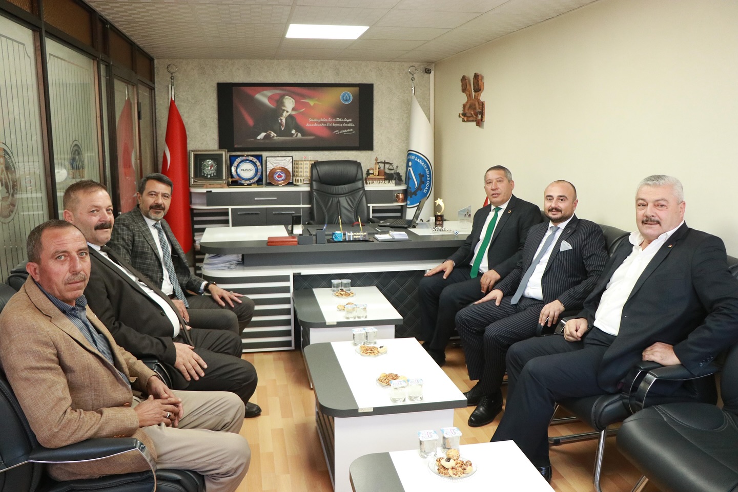 Başkan Topçu’dan Madeni Sanatkârlar Odasına Ziyaret