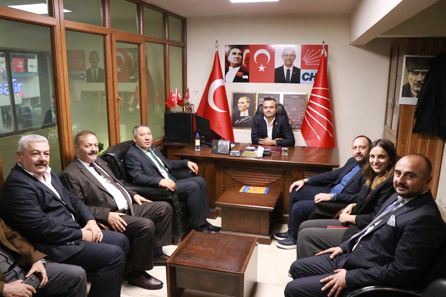 Başkan Topçu İl Başkanı Duha’yı Ziyaret Etti