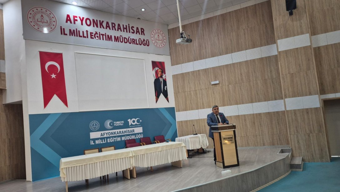 Afyonkarahisar İl Milli Eğitim Müdürlüğü'nde Toplantı