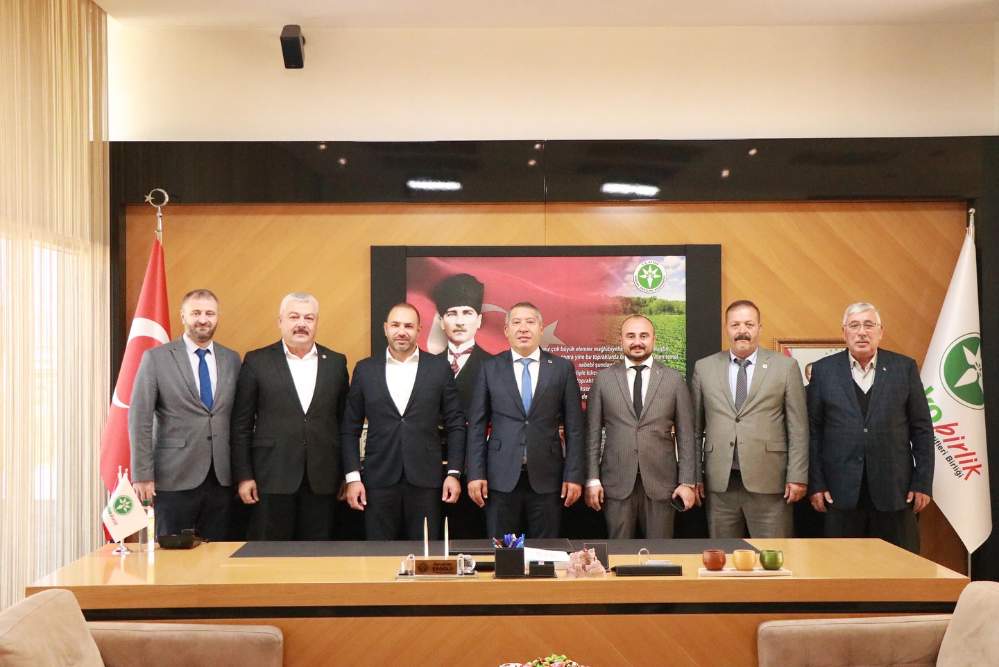 Başkan Topçu İbrahim Eroğlu’nu Ziyaret Etti