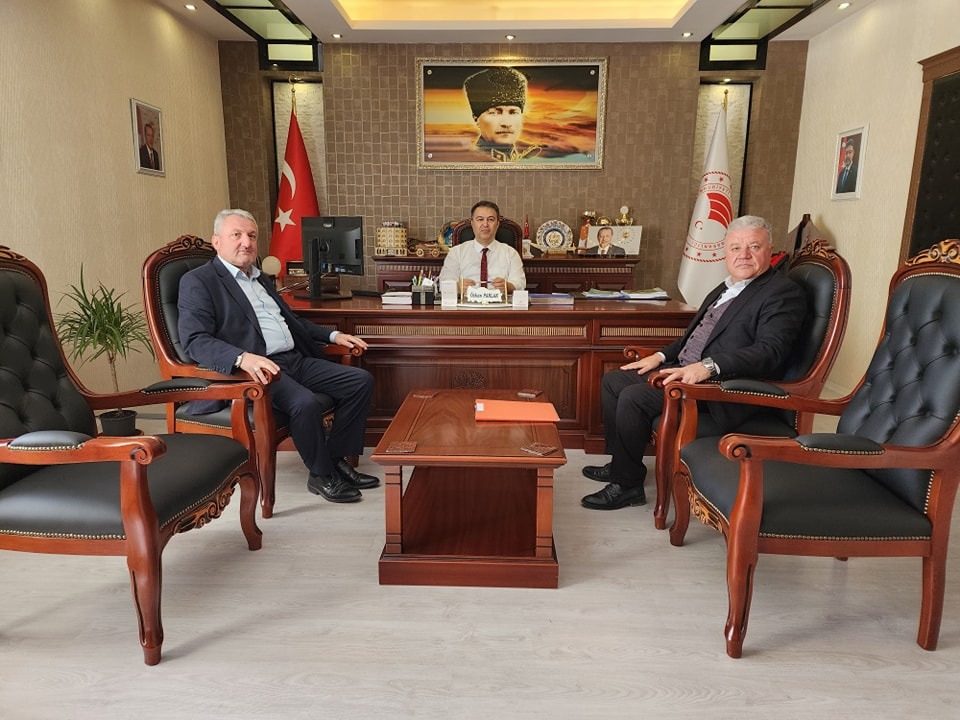 MÜDÜR PARLAK, DEMİRÖZ VE KAYER'İ KONUK ETTİ