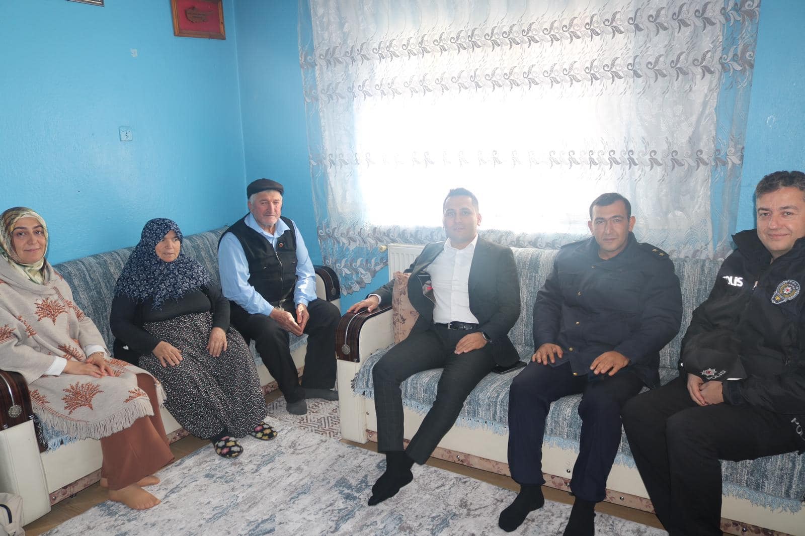 KAYMAKAM BİLDİRİCİ'DEN GAZİLERE ZİYARET
