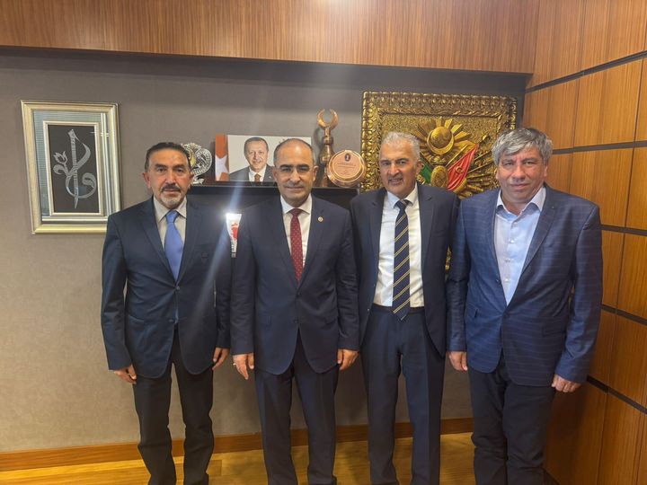 MİLLETVEKİLİ ARSLAN'I TBMM'DE ZİYARET ETTİLER