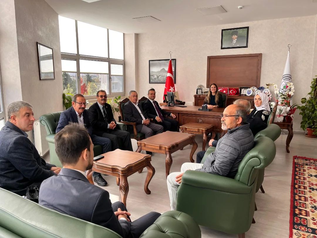 Erhan’dan Baro Başkanı Göktürk’e Hayırlı Olsun Ziyareti