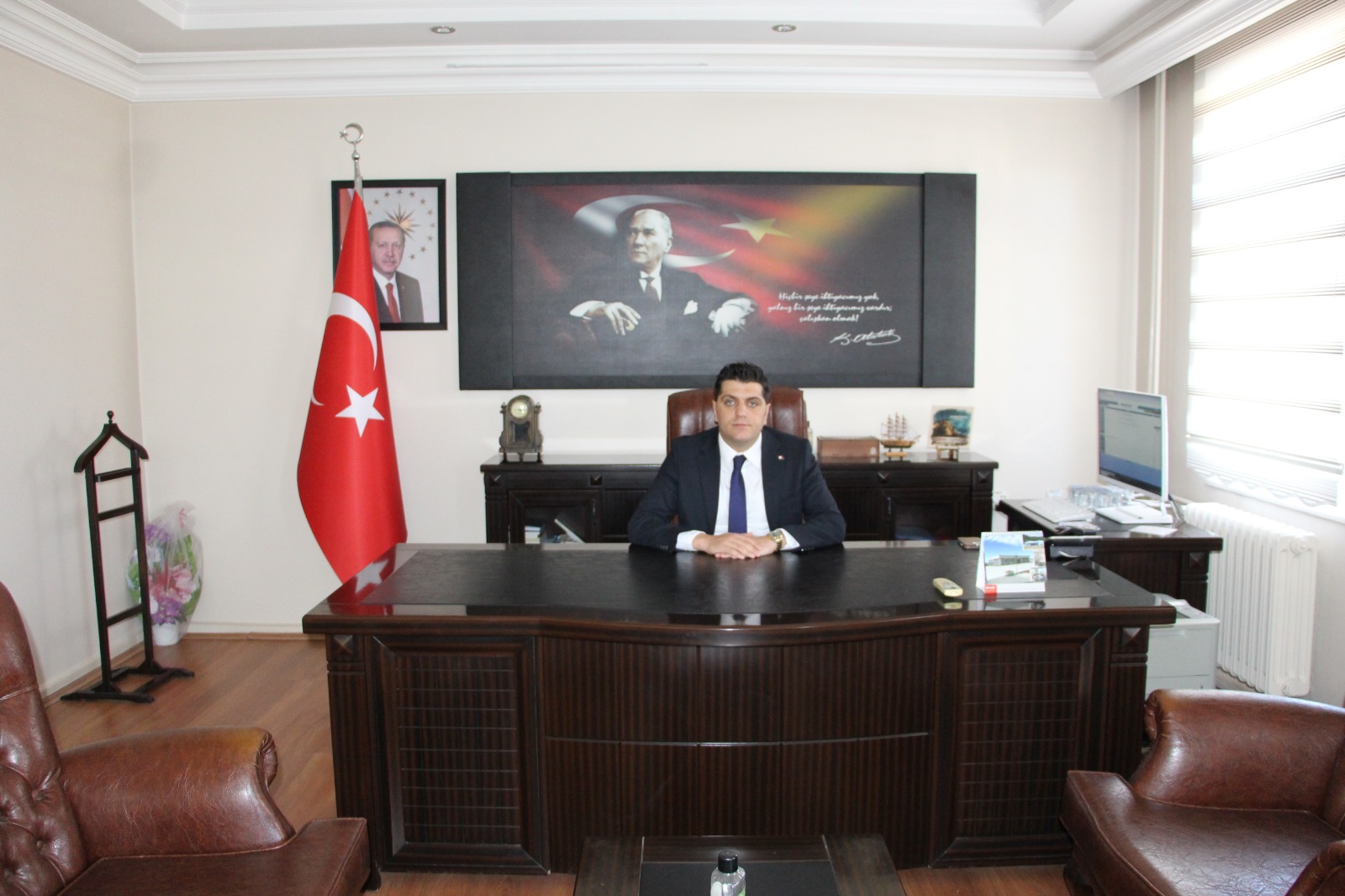 BAŞMAKÇI’NIN YENİ KAYMAKAMI BİLAL ÇELİK, GÖREVİNE BAŞLADI