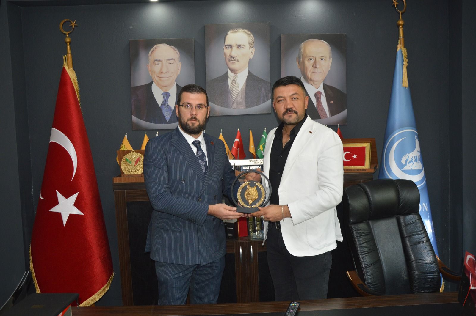 Başkan Çetinkaya Misafirlerini Ağırladı