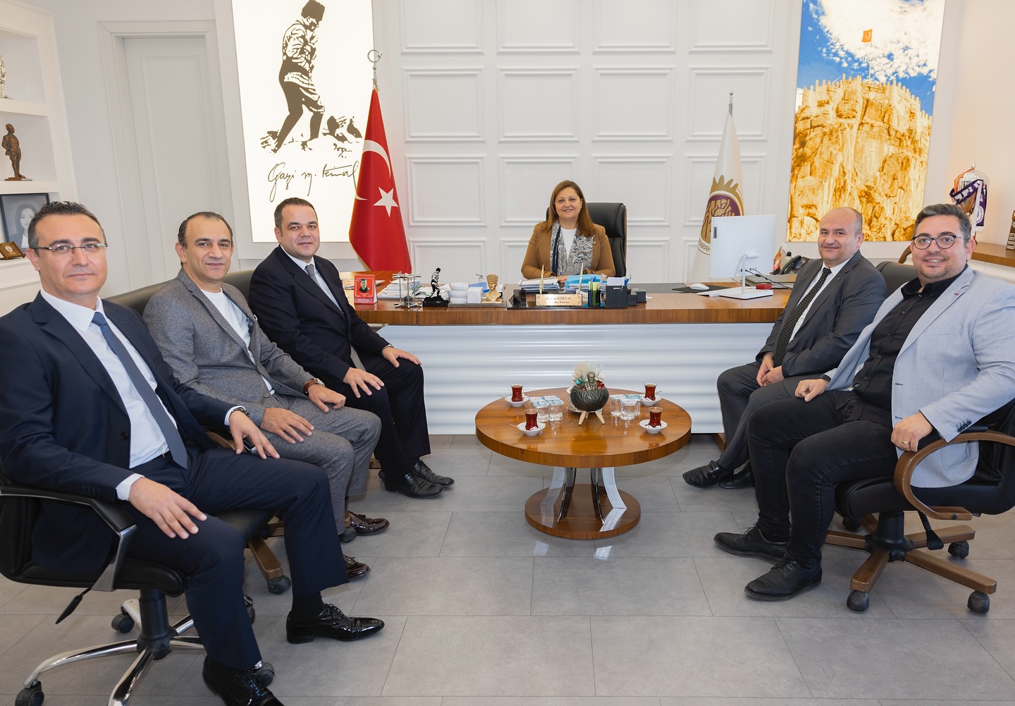 ATSO 26’ncı Meslek Komitesi Üyeleri,  Başkan Köksal’ı Ziyaret Etti