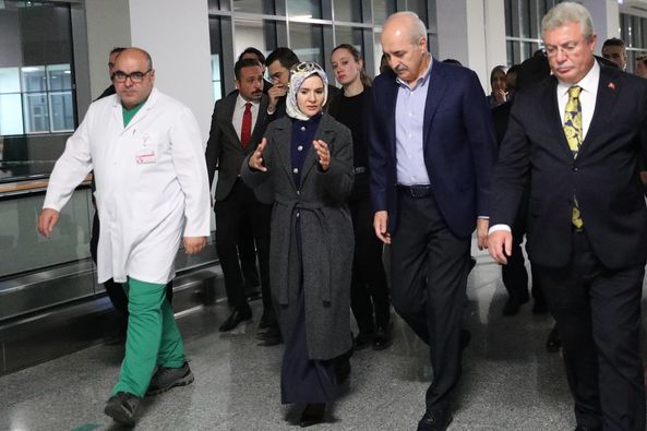 Afyonlu Bakan Göktaş, TUSAŞ Yaralılarını Ziyaret Etti