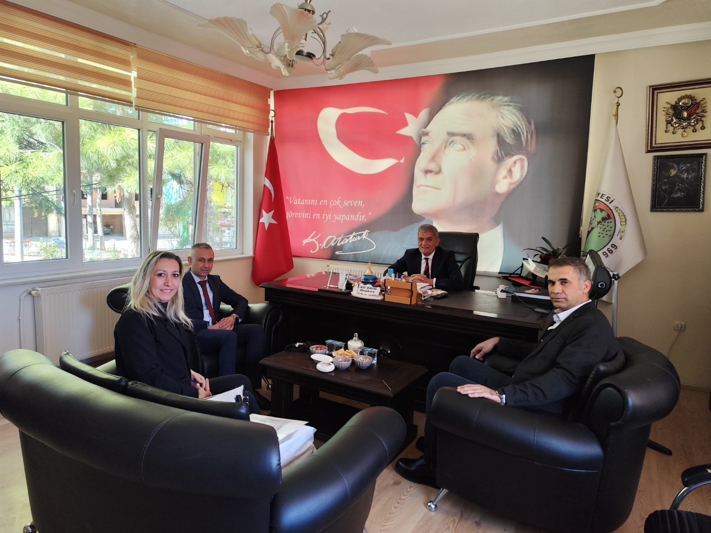 BAŞKAN EROL, KIZILÖREN’E DOĞALGAZ HAYIRLI OLSUN