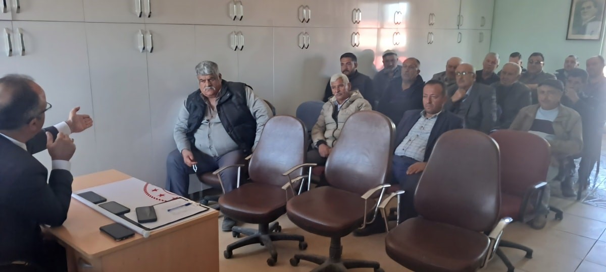 Dazkırı’da Üreticiler, TARSİM Sigortaları Hakkında Bilgi Aldı