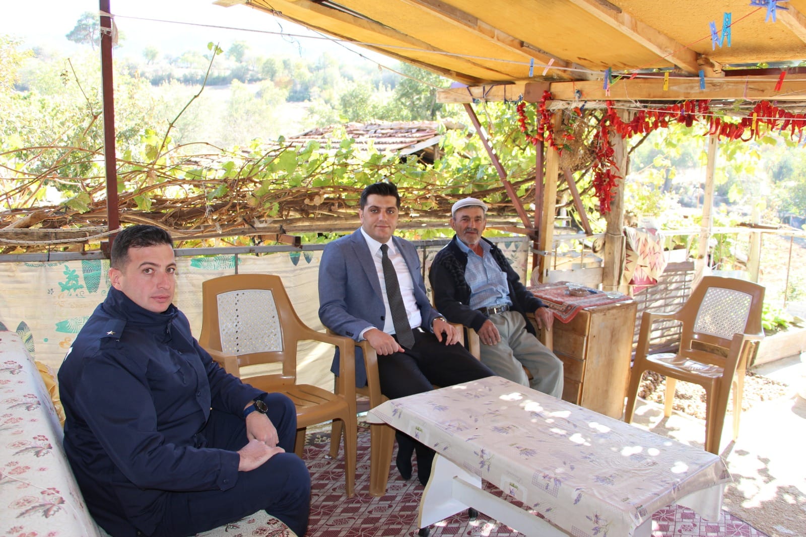 Kaymakam Çelik Şehit Yakını Enver Çetinkaya’yı Ziyaret Etti