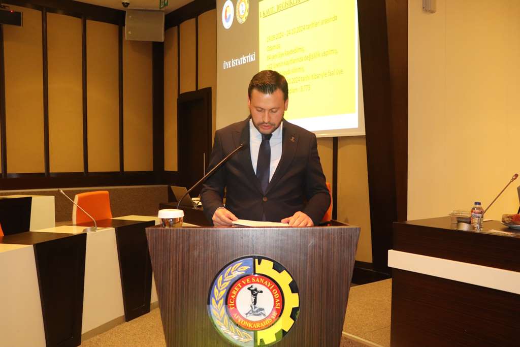 ATSO'DA 2024 YILININ EKİM AYI MECLİS TOPLANTISI YAPILDI