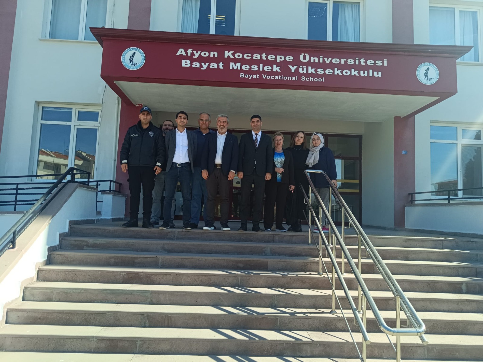 KAYMAKAM ÖZTÜRK, BAYAT MYO'YU ZİYARET ETTİ