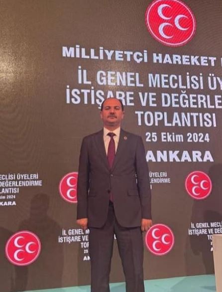 MHP BOLVADİN İGM ÜYESİ KOYUNCU GENEL MERKEZDE DÜZENLENEN TOPLANTIYA KATILDI