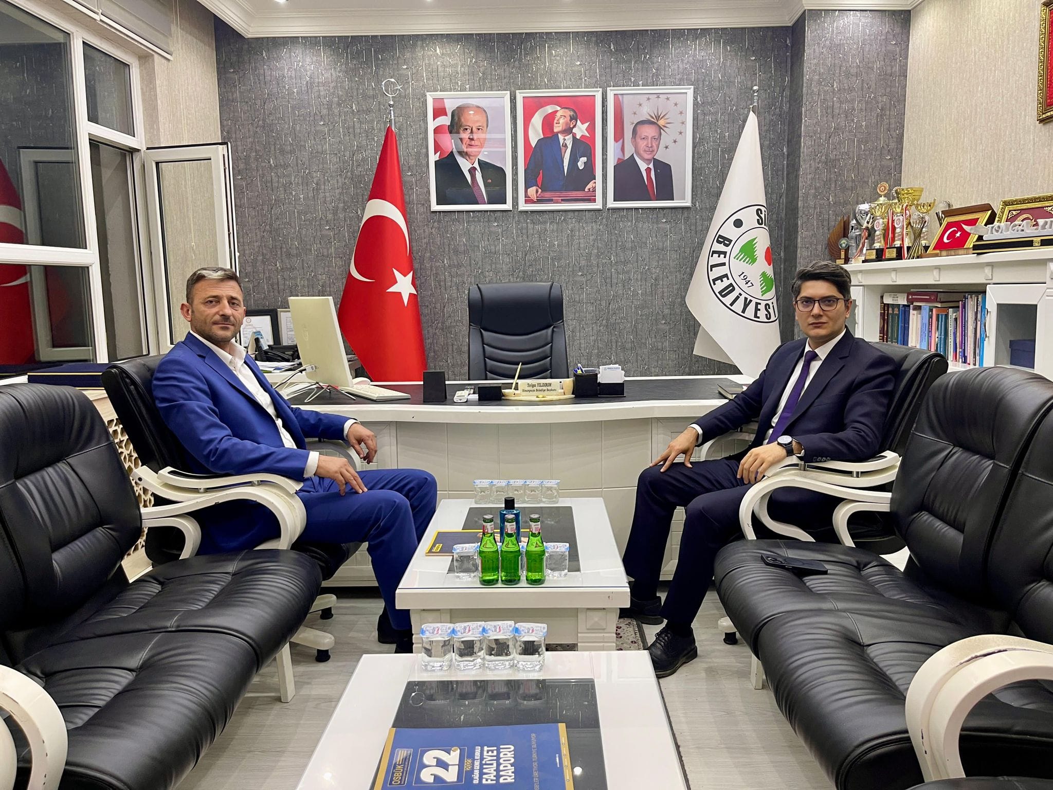 Sinanpaşa Kaymakamı Serkan Kaya, Veda Ziyareti Gerçekleştirdi