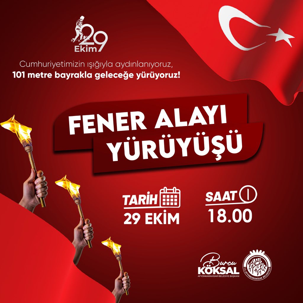 Başkan Köksal Afyonluları Fener Alayı Yürüyüşü’ne davet etti