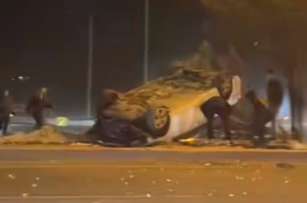 İzmir-Afyon Yolunda Korkutan Kaza