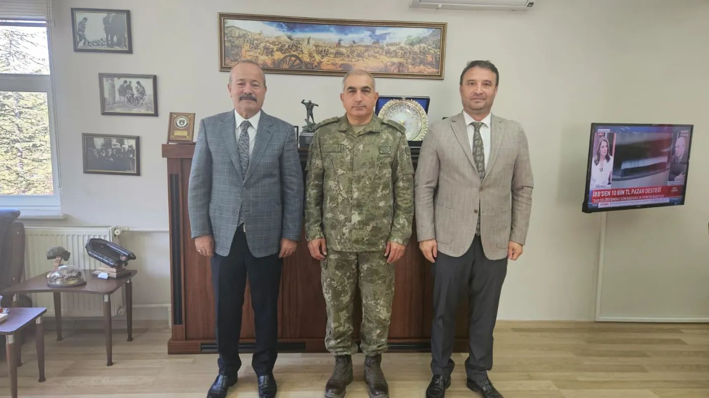 Ziyaretlerini Sürdüren MHP’li Taytak Tuğg. Fatih Dağlı’yla Bir Araya Geldi
