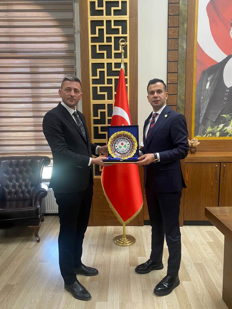 BAŞKAN YILDIRIM'DAN KAYMAKAM ASLAN'A ZİYARET