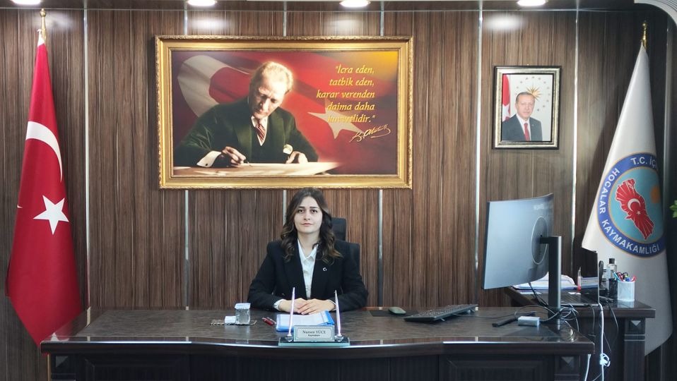 HOCALAR'IN YENİ KAYMAKAMI GÖREVİNE BAŞLADI