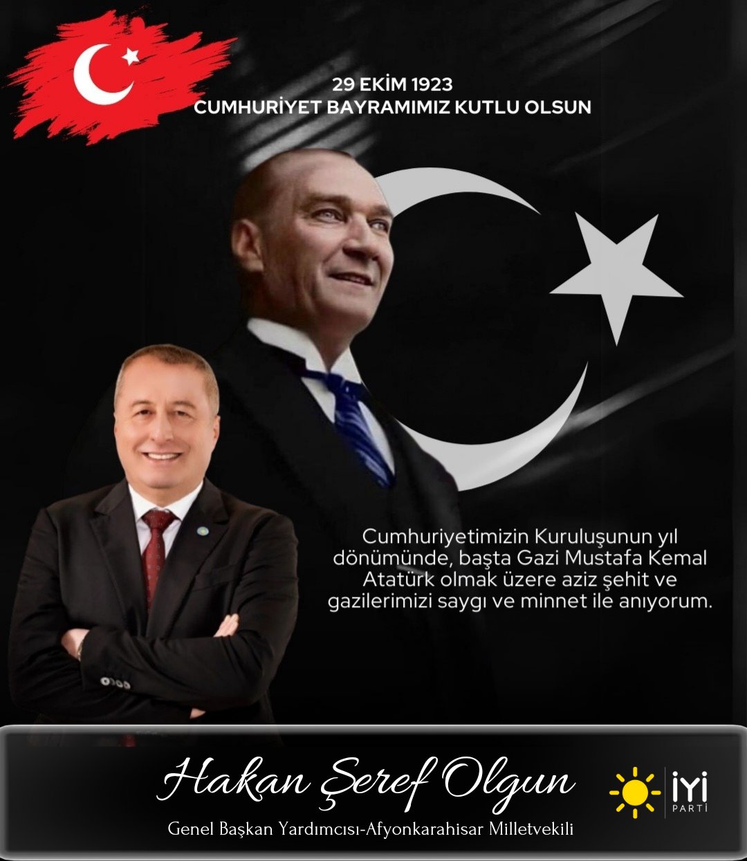 MİLLETVEKİLİ OLGUN 29 EKİM CUMHURİYET BAYRAMINI KUTLADI